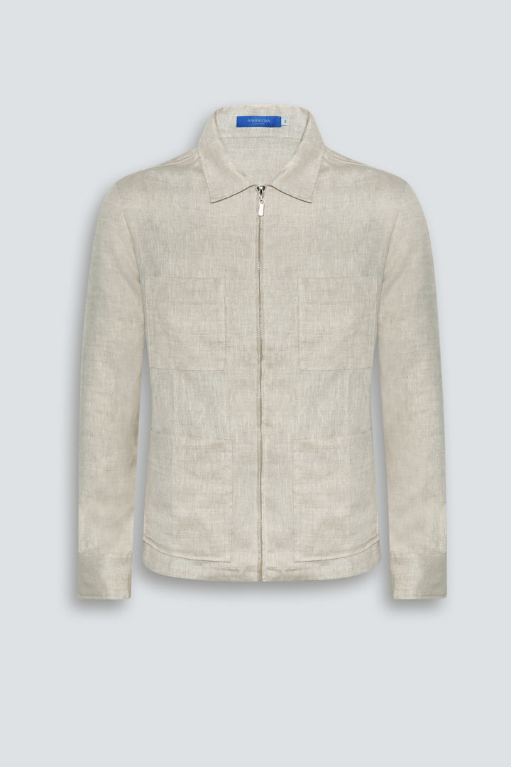 PARKA LINEN ZÍPER