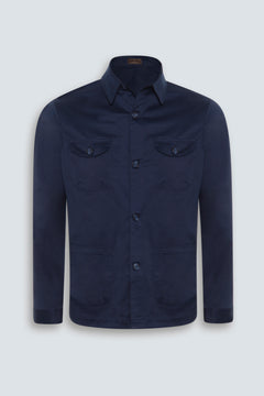 Parka de Algodão Navy
