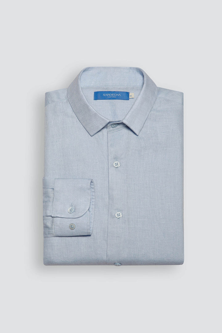 Linen Shirt Linea Candy Blue 