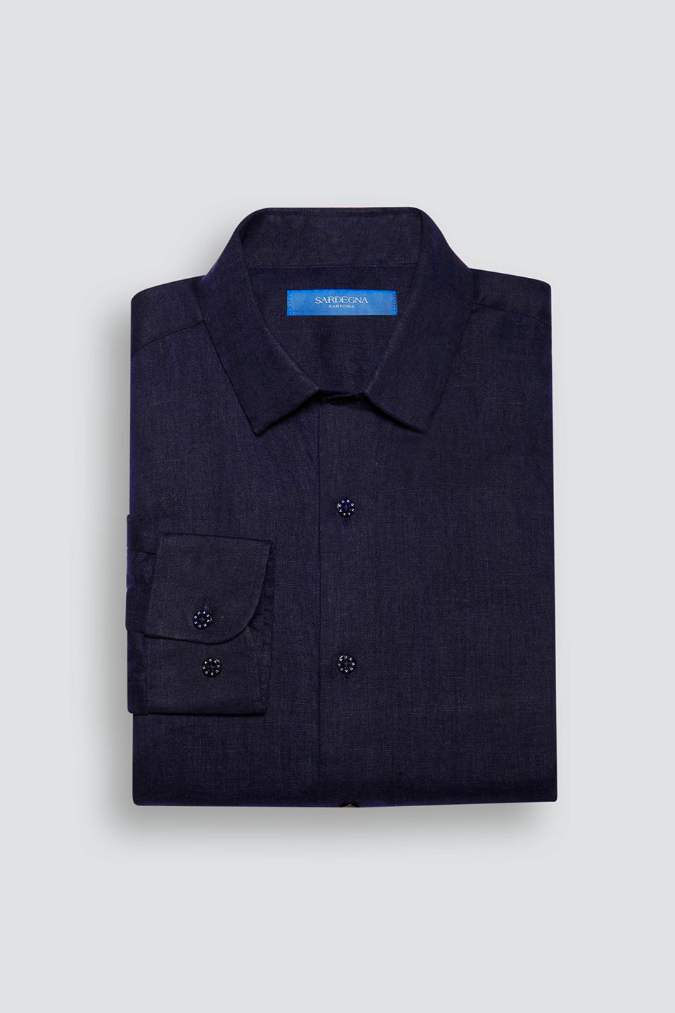 Linen Shirt Linea Navy 