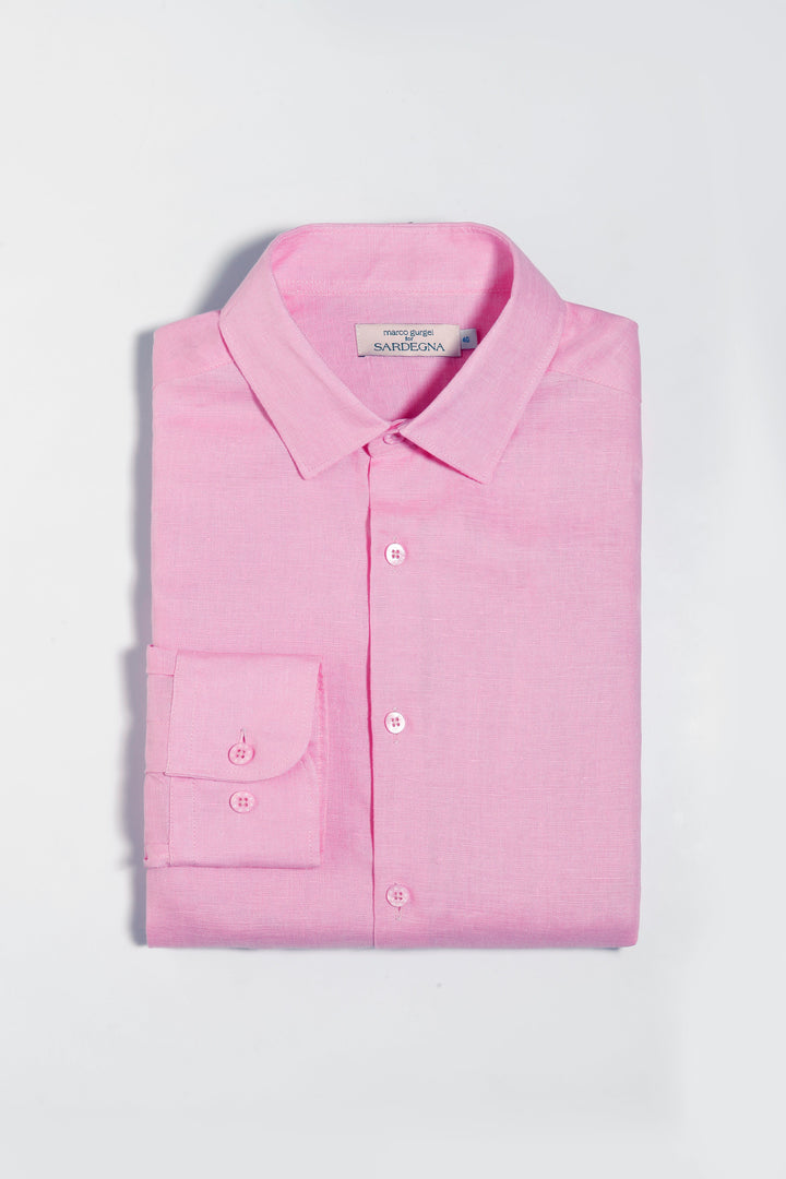 Linen Shirt Linea Apricot 