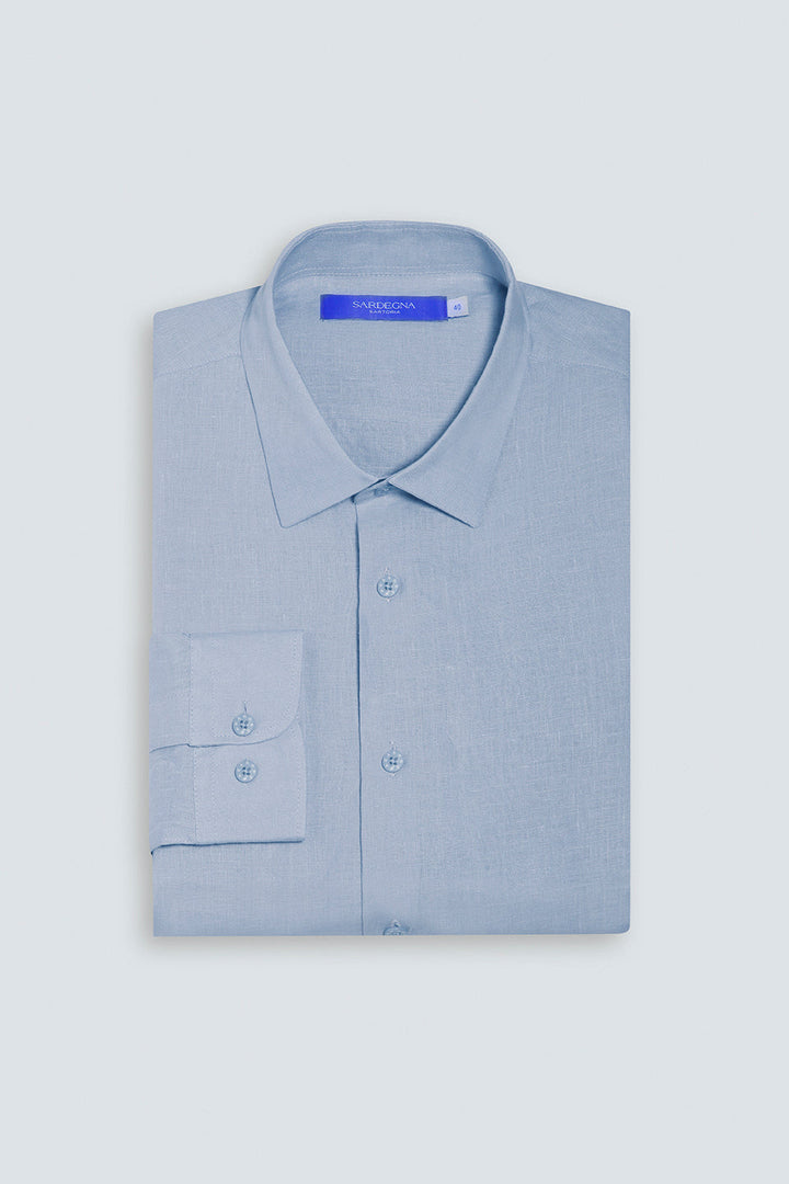 Linen Shirt Linea Blue 