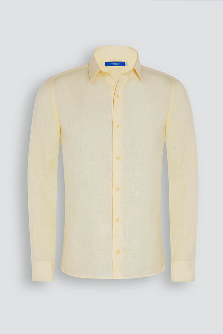 Linen Shirt Linea Candy Yellow 