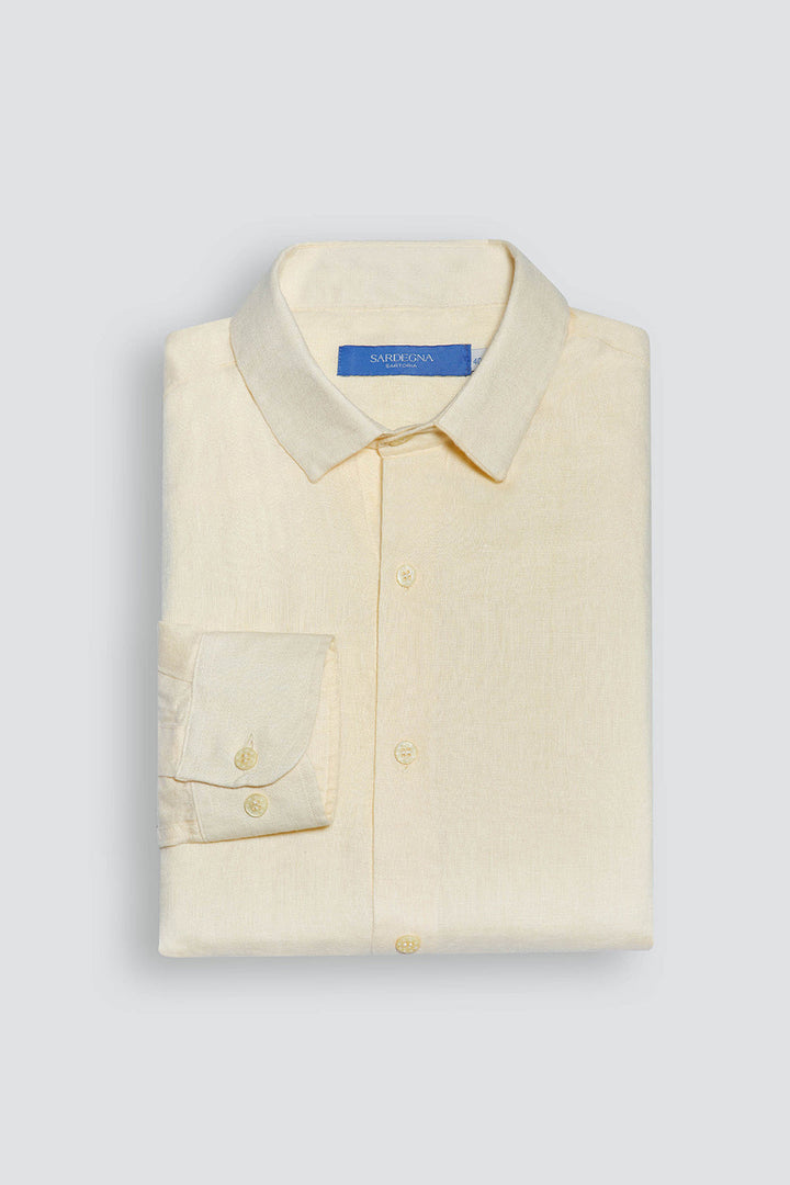 Linen Shirt Linea Candy Yellow 