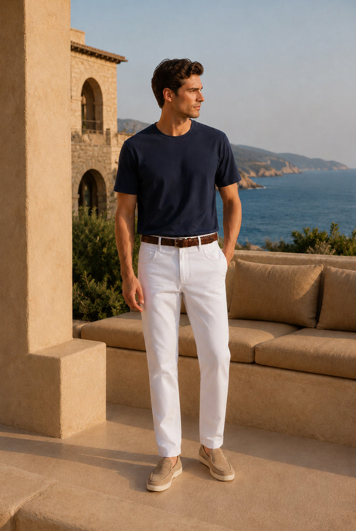 TROUSER COSTA BIANCA WHITE