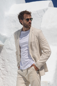 Blazer de Linho Natural