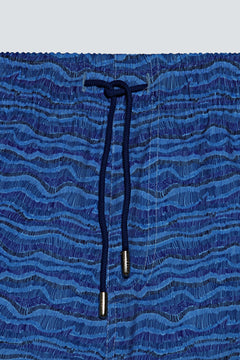 Short de Banho Isola Waves Blue