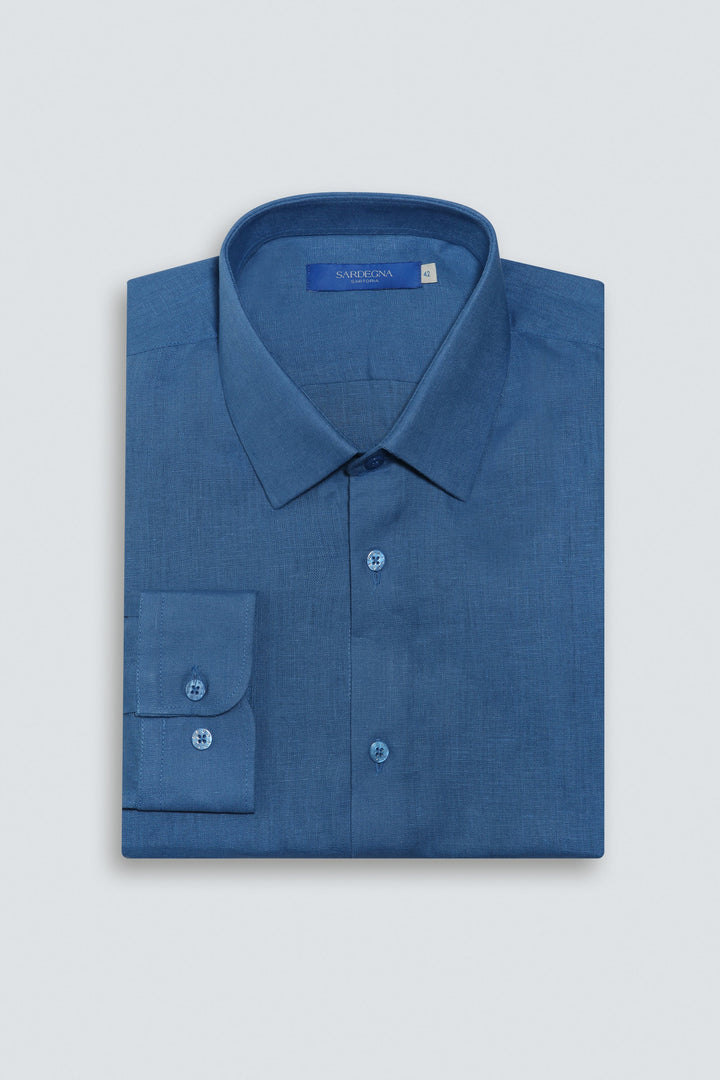 Linen Shirt Linea Lazuli 