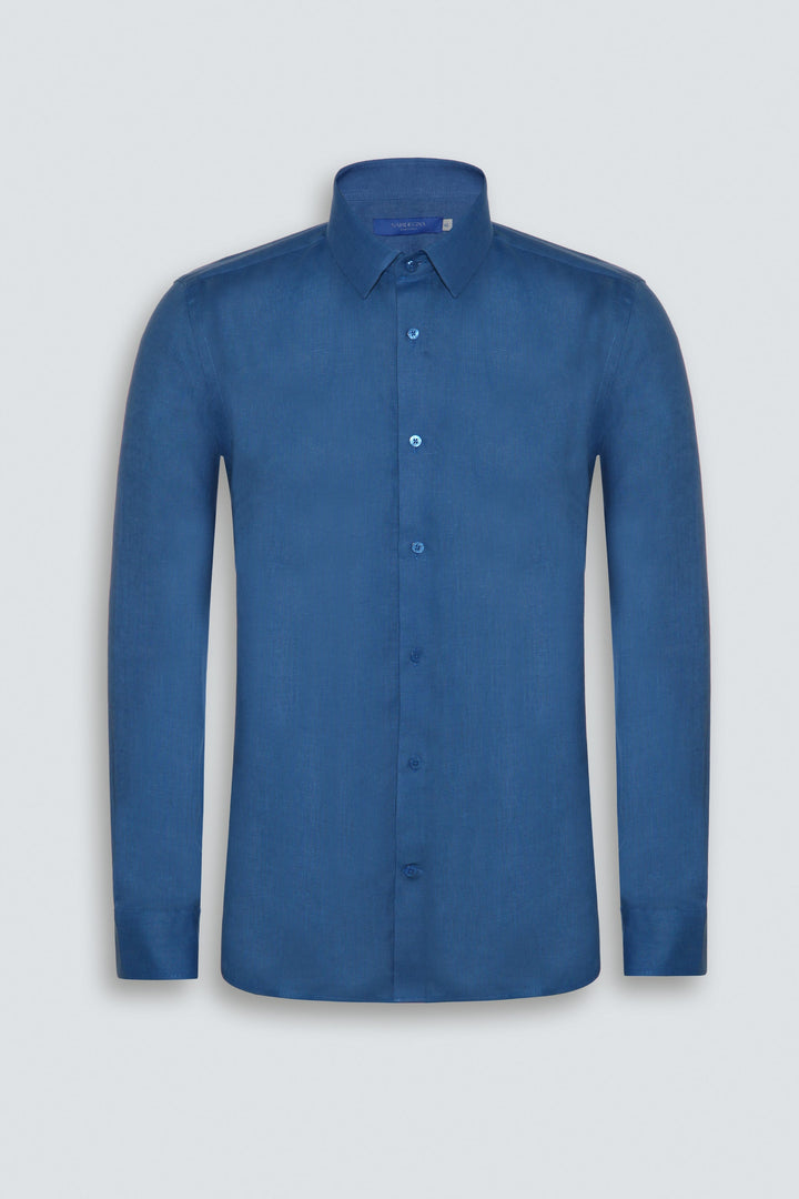 Linen Shirt Linea Lazuli 