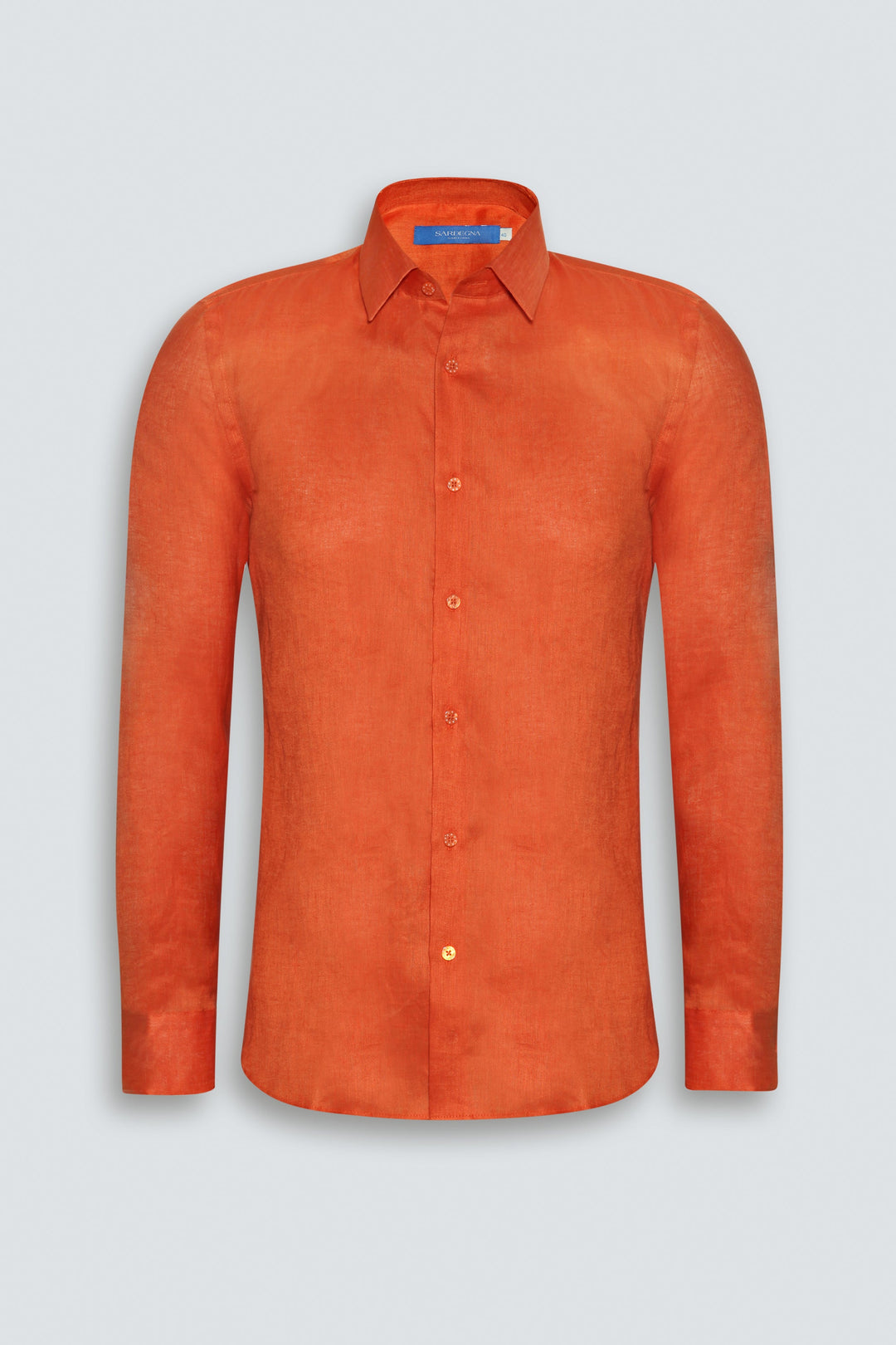 Linen Shirt Linea Orange Oxide 