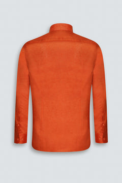 Linen Shirt Linea Orange Oxide 