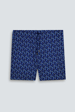 Short de Banho Isola Camuffare Blue