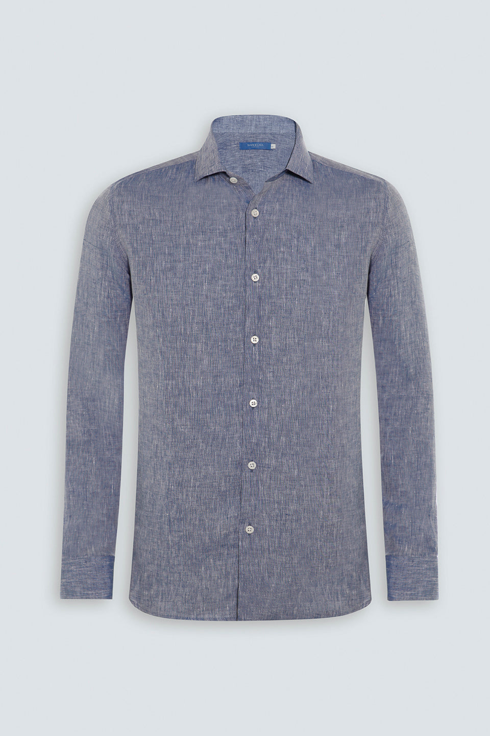 Linen Shirt Linea Blue Jeans #cor_blue-jeans