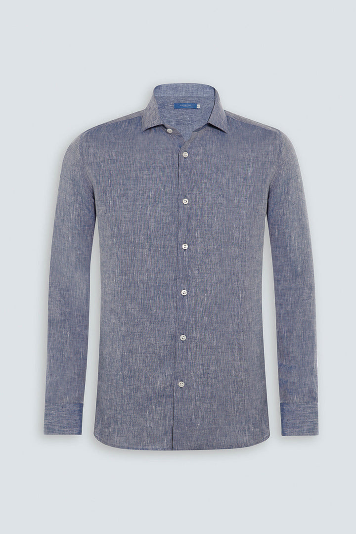 Linen Shirt Linea Blue Jeans 