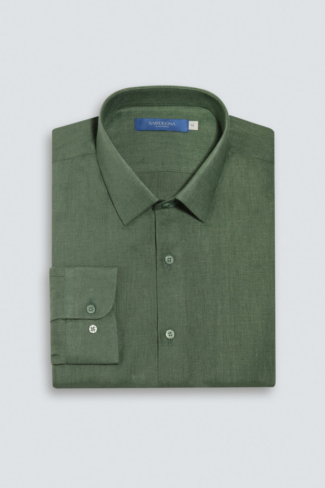 Linen Shirt Linea Basil 