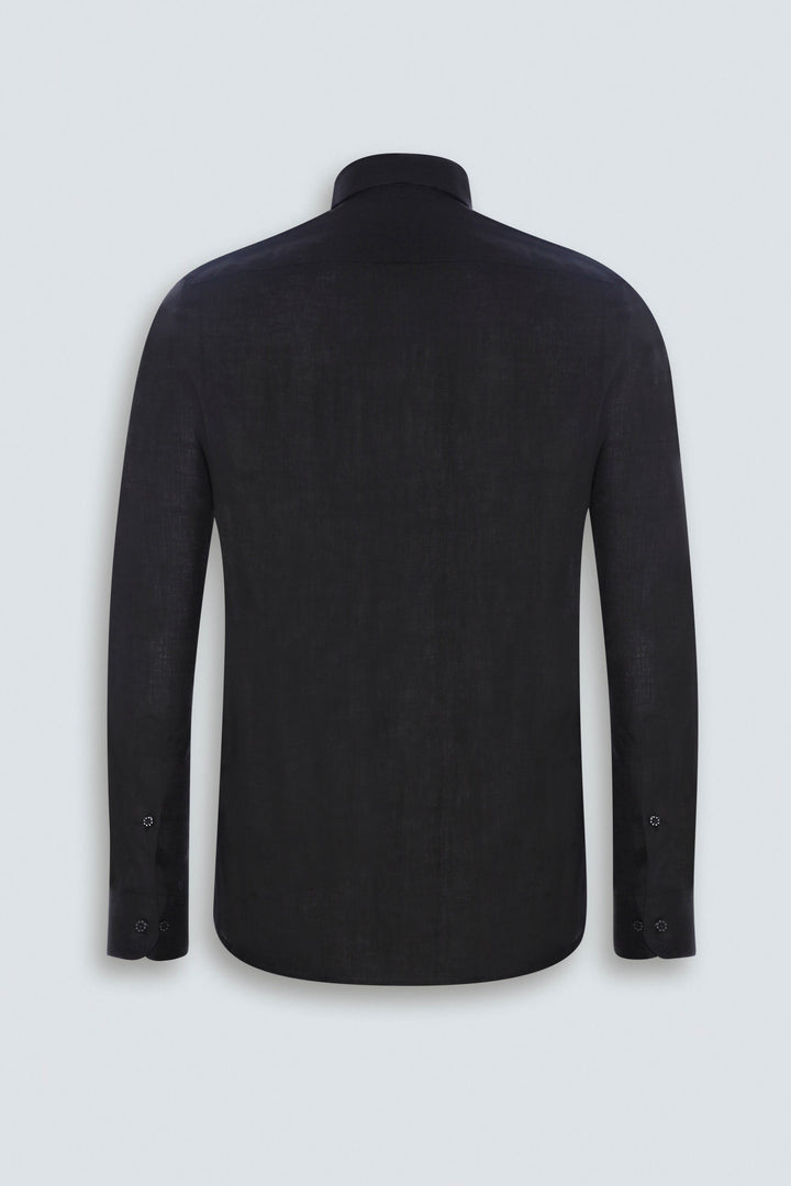 Linen Shirt Linea Black 