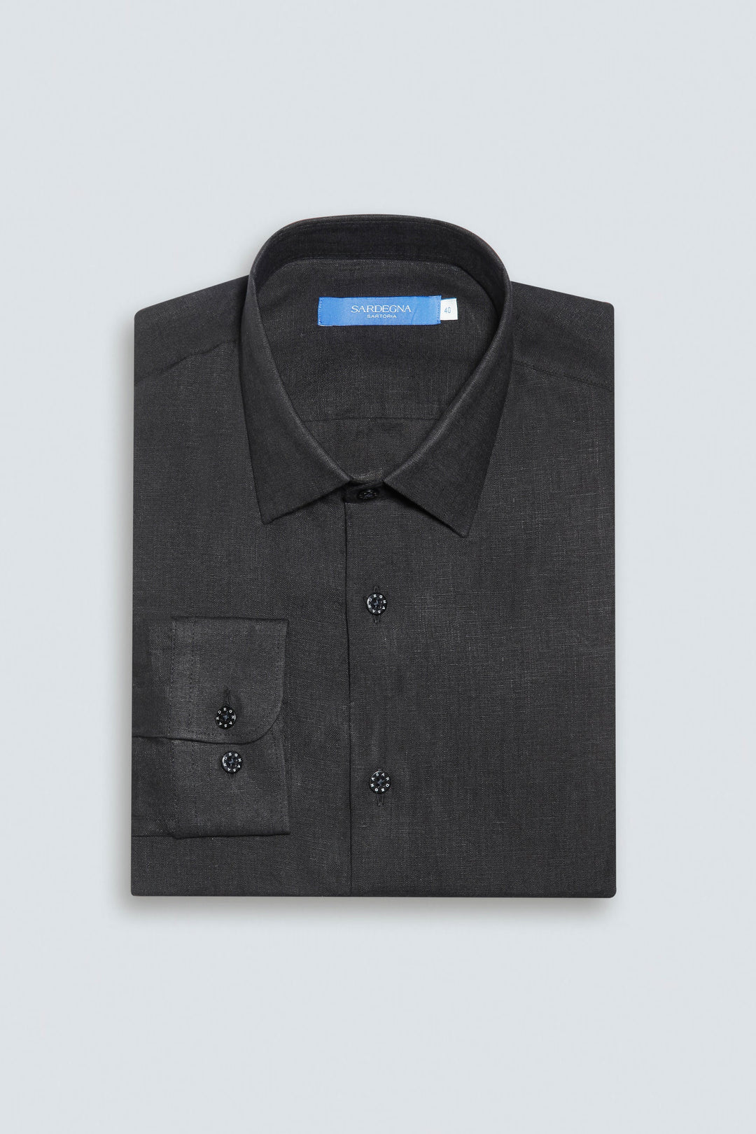 Linen Shirt Linea Black 