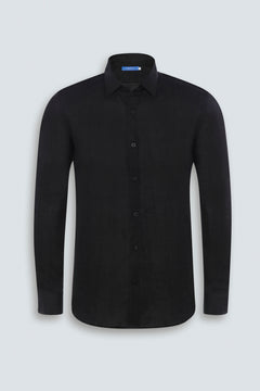 Linen Shirt Linea Black 