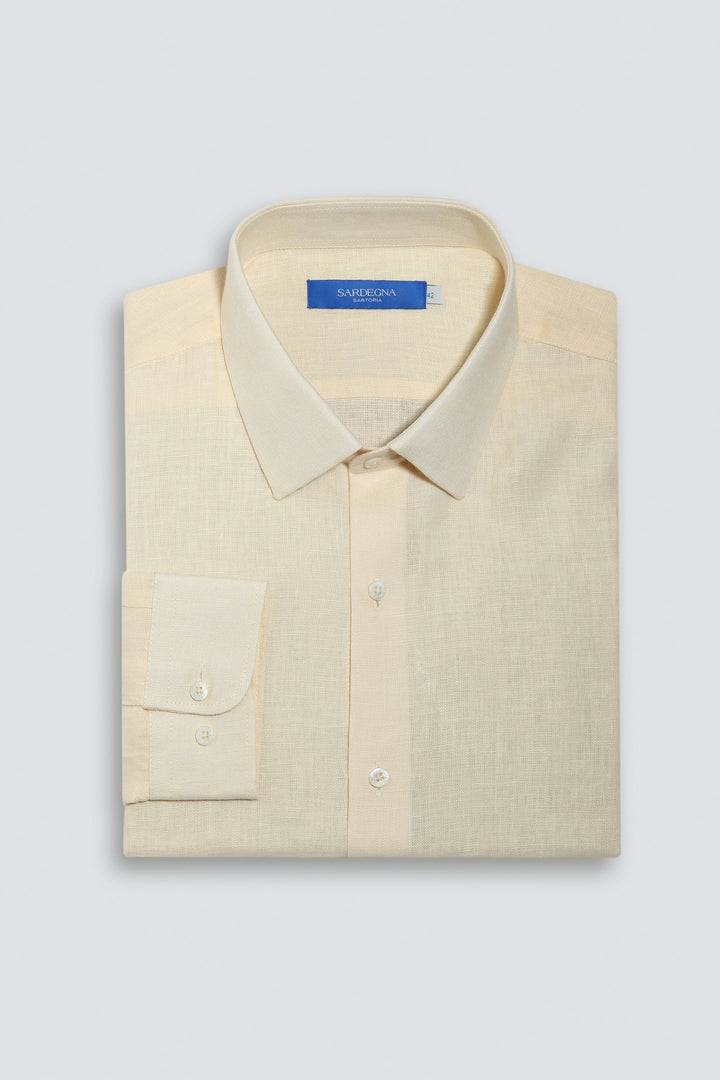 Linen Shirt Linea Butter Yellow 