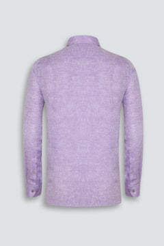 Linen Shirt Linea Lavender Cross 