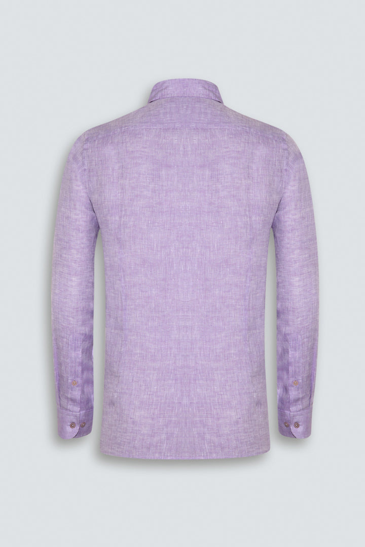 Linen Shirt Linea Lavender Cross 