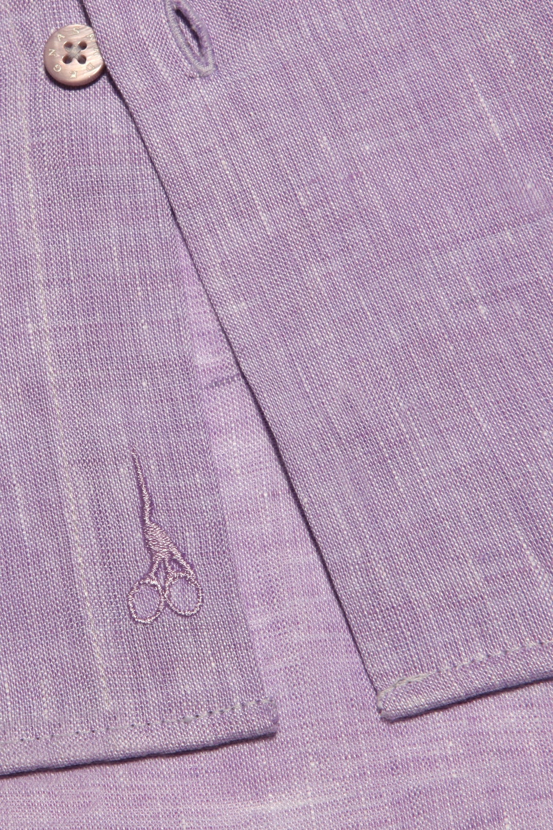 Linen Shirt Linea Lavender Cross 