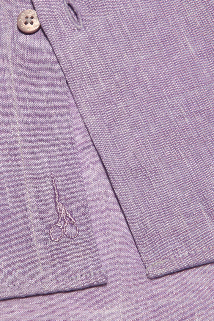 Linen Shirt Linea Lavender Cross 