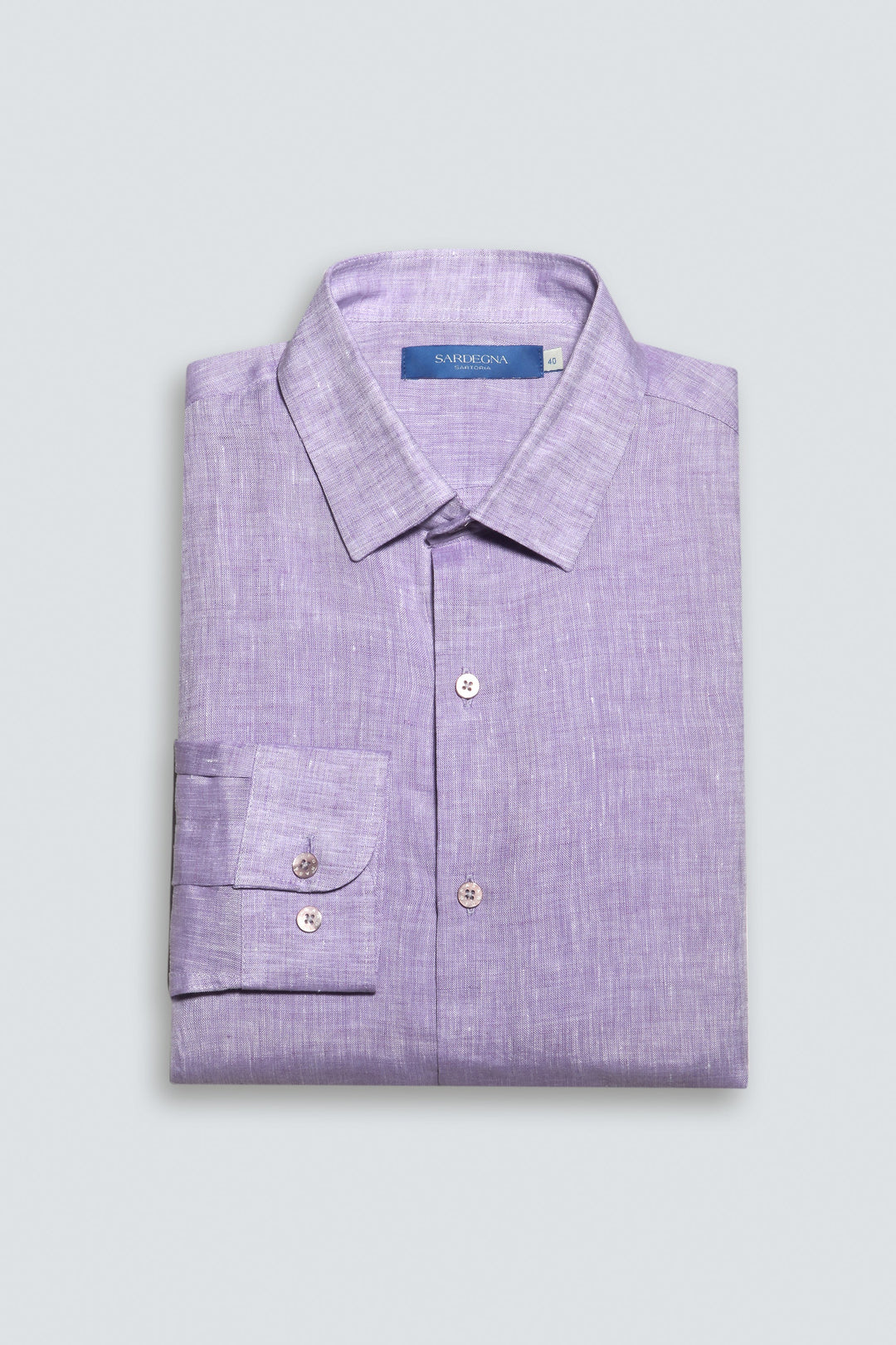 Linen Shirt Linea Lavender Cross 