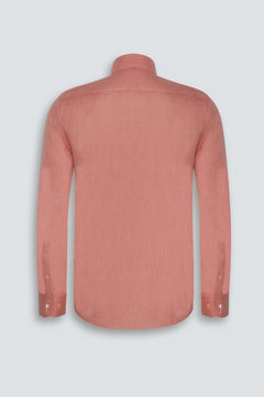 Linen Shirt Linea Salmon 