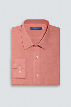 Linen Shirt Linea Salmon 