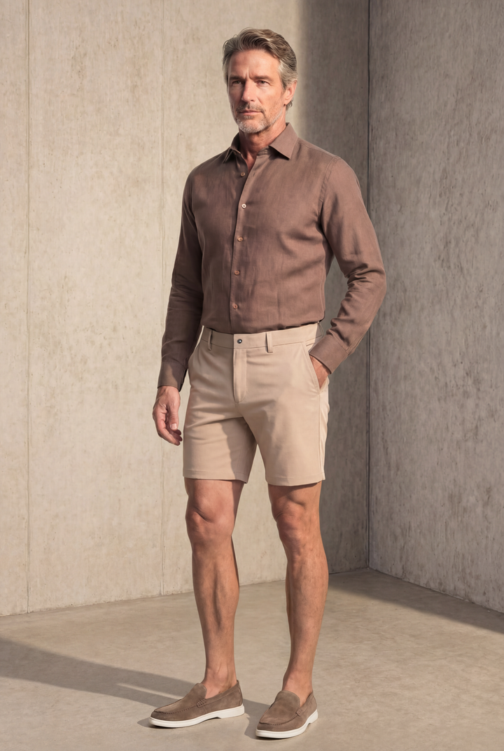 LINEN SHIRT RELAX HAZEL