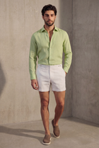 LINEN SHIRT LINEA LEMON