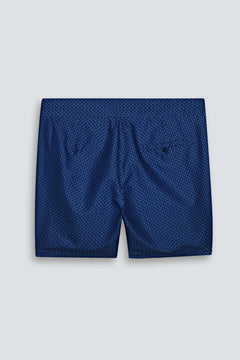Short de Banho Penisola Cube Line White Blue