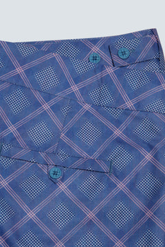 Short de Banho Penisola Prince of Wales Blue Rose