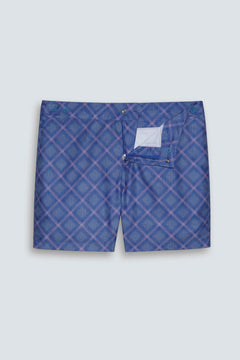 Short de Banho Penisola Prince of Wales Blue Rose