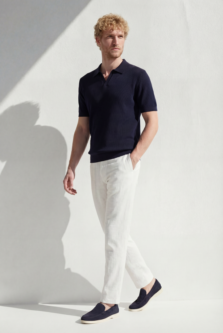 POLO SHIRT TRICOT NAVY