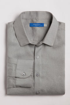 Linen Shirt Linea Grey 