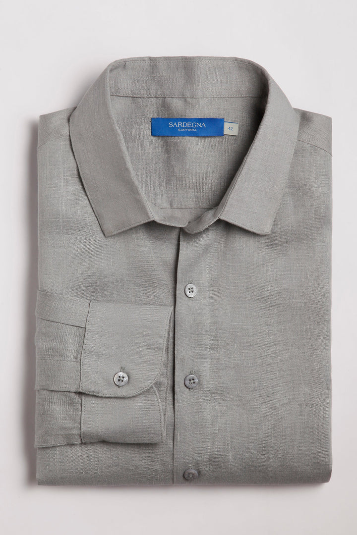 Linen Shirt Linea Grey 