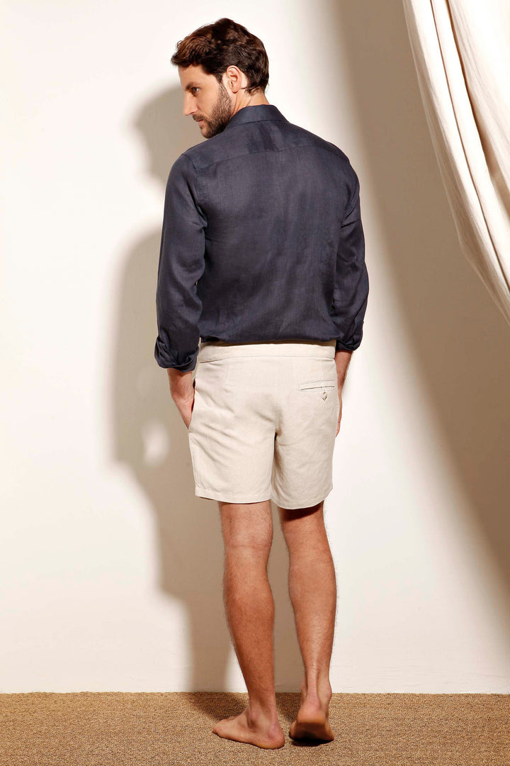 Linen Shirt Linea Navy 