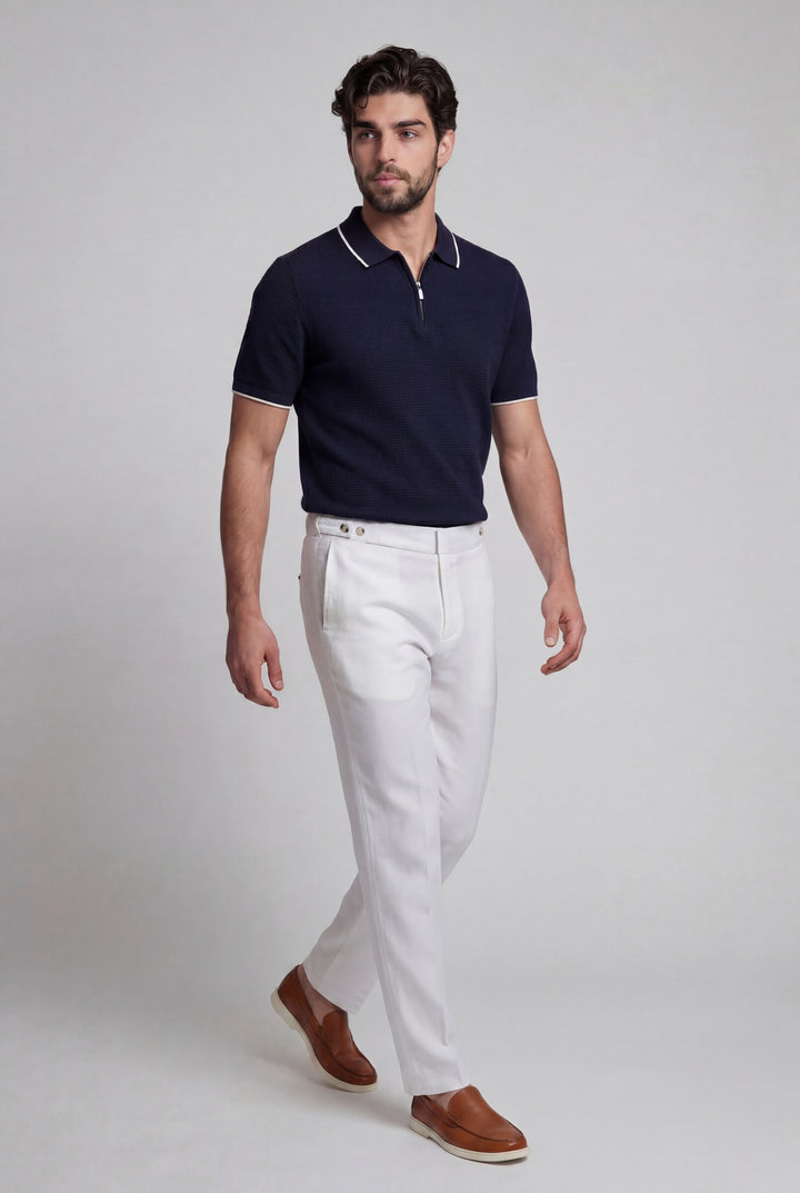 POLO SHIRT TRICOT RIVIERA NAVY