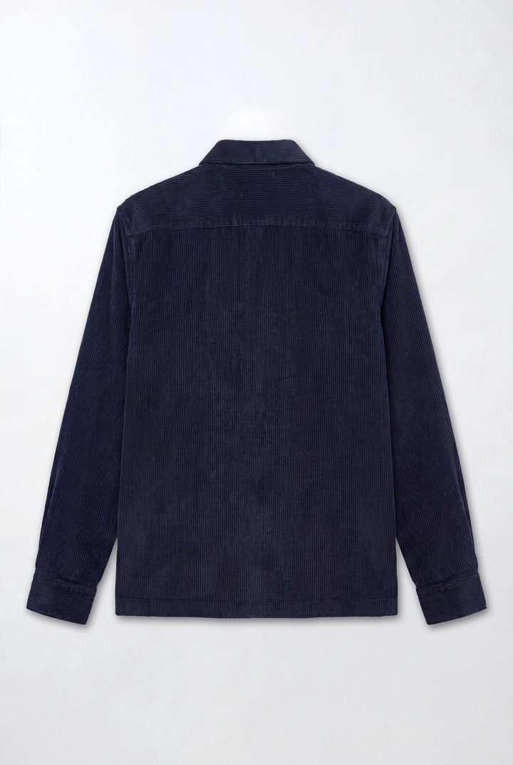 OVERSHIRT VELLUTO NAVY