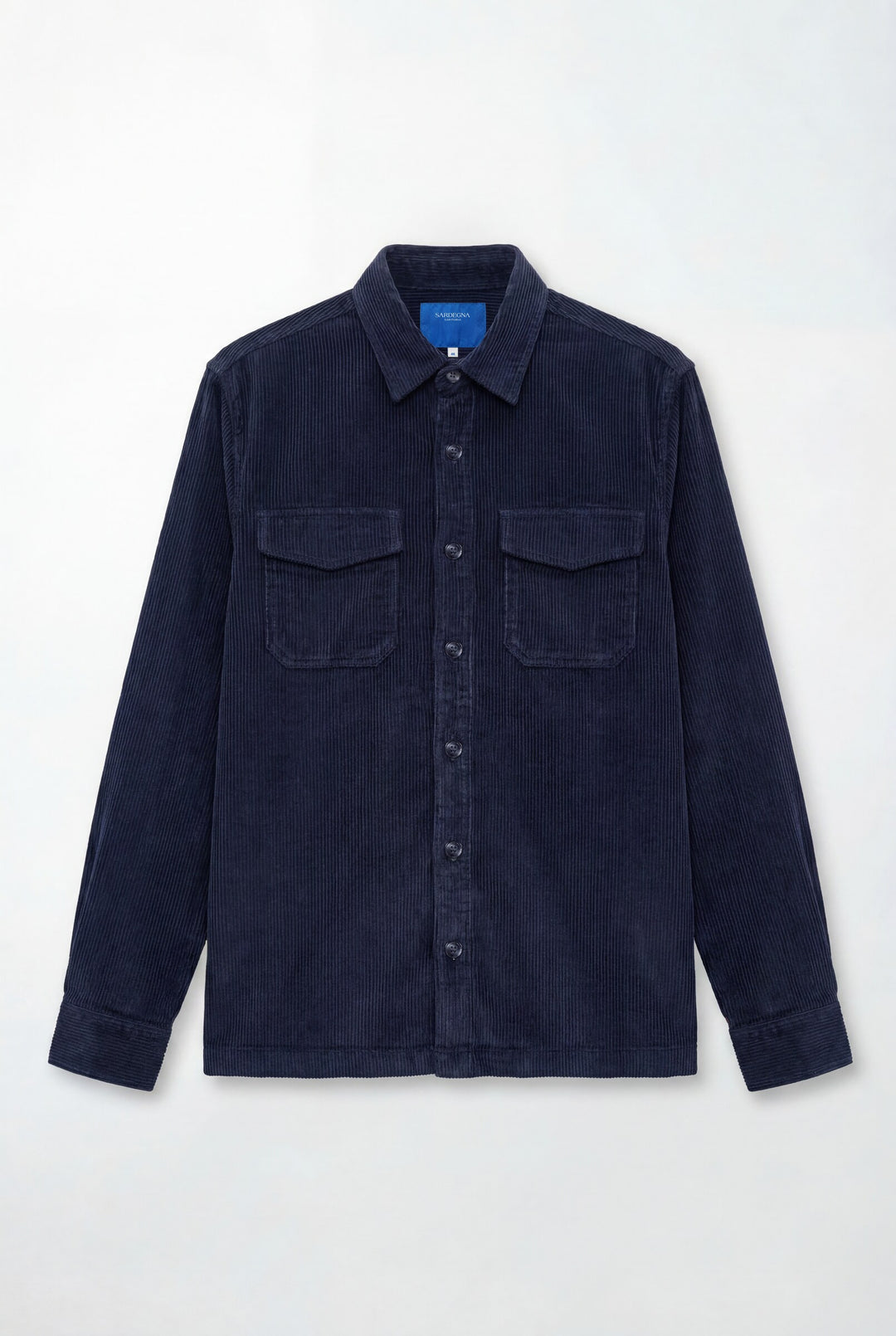 OVERSHIRT VELLUTO NAVY