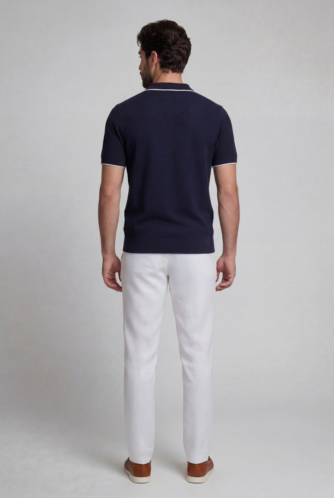 POLO SHIRT TRICOT RIVIERA NAVY
