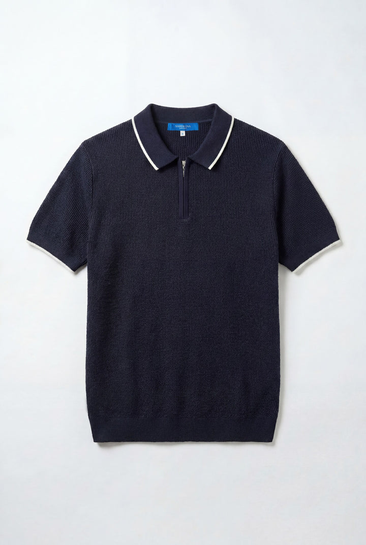 POLO SHIRT TRICOT RIVIERA NAVY
