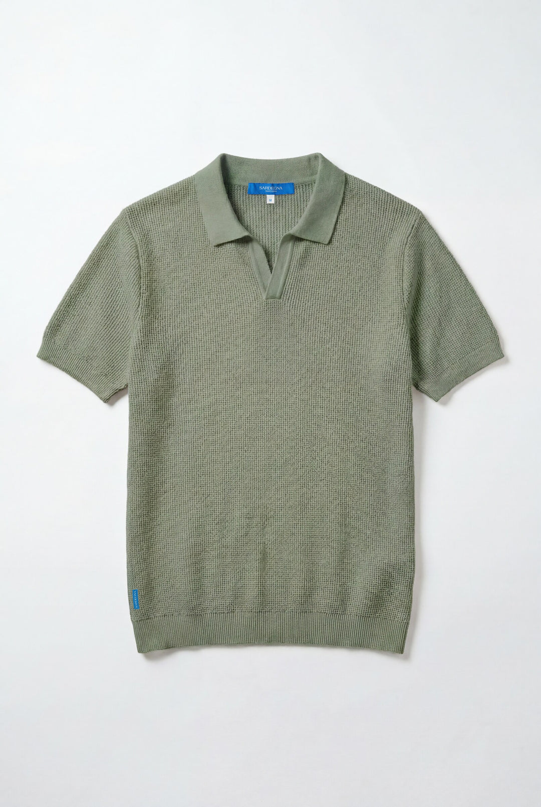 POLO SHIRT TRICOT SALVIA