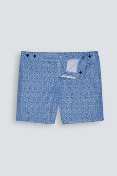 Short de Banho Penisola Pluma White Blue