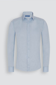 Linen Shirt Linea Candy Blue 