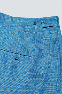 Short de Banho Penisola S Mies White Blue