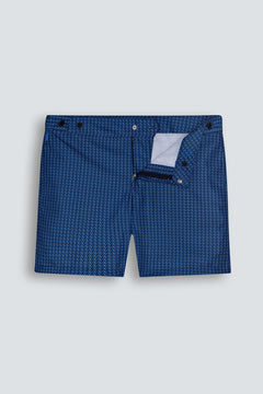 Short de Banho Penisola Mosaic All Blue
