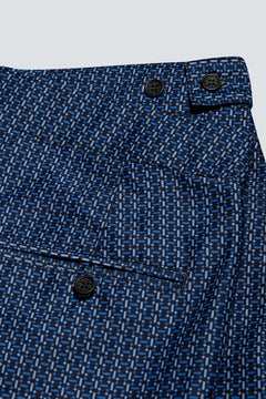 Short de Banho Penisola Mosaic All Blue